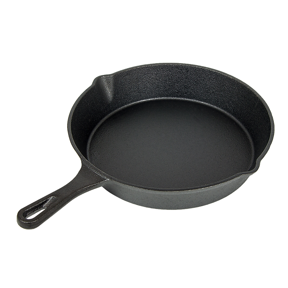 NNEDSZ Pre Seasoned Cast Iron Skillet Fry Pan Set 3 Pcs Frying Pan Set-4