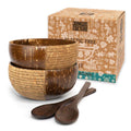 Jungle Culture Coconut Bowls and Spoons Set
