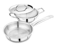 Aura Tri-Ply Stainless Steel 3 Pcs Cookware Set