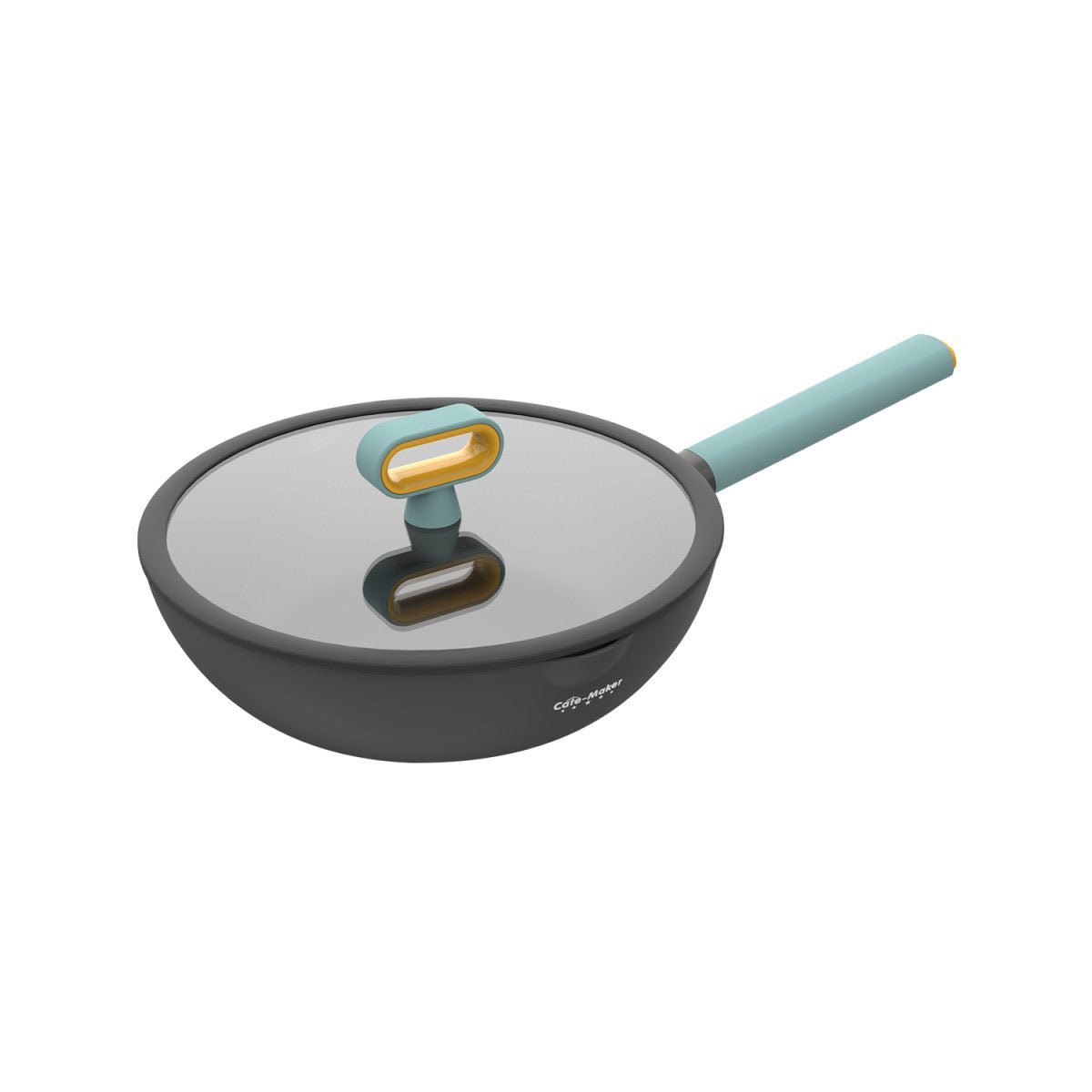 Nordic Starry Stone Wok Pan – 28cm Black