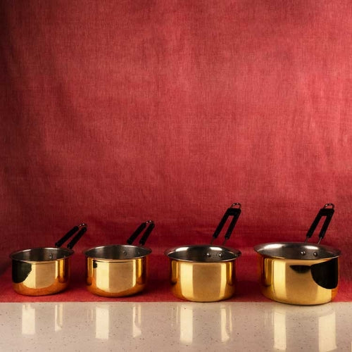 Handcrafted Brass Saucepan – Sustainable & Durable Cookware for